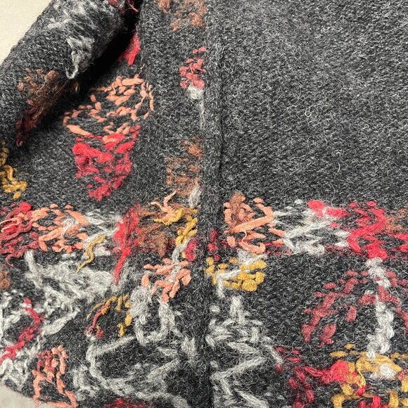 Hand Knit wool blend nordic style sweater - Picture 7 of 7